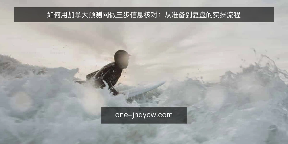 如何用加拿大预测网做三步信息核对:从准备到复盘的实操流程 — 第一步:明确核对目标与准备工具 配图
